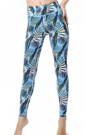 Tropical Drift Yoga Leggings
