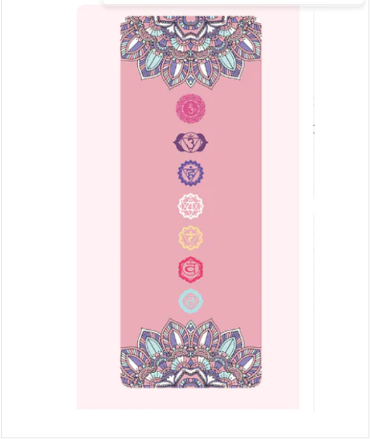 Elephant Print Yoga Mat