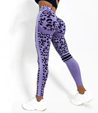 Leopard Print Yoga Tights