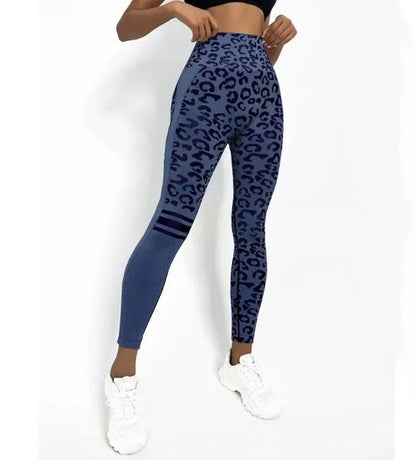 Leopard Print Yoga Tights