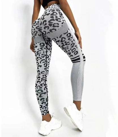 Leopard Print Yoga Tights