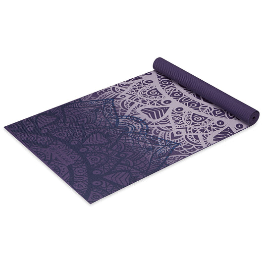 Purple Serenity Mandala Yoga Mat – Non-Slip, 4mm
