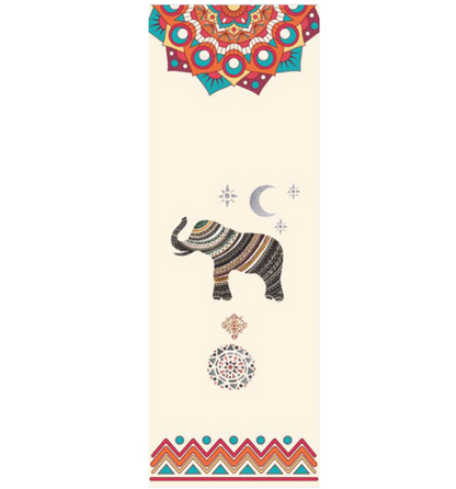 Elephant Print Yoga Mat